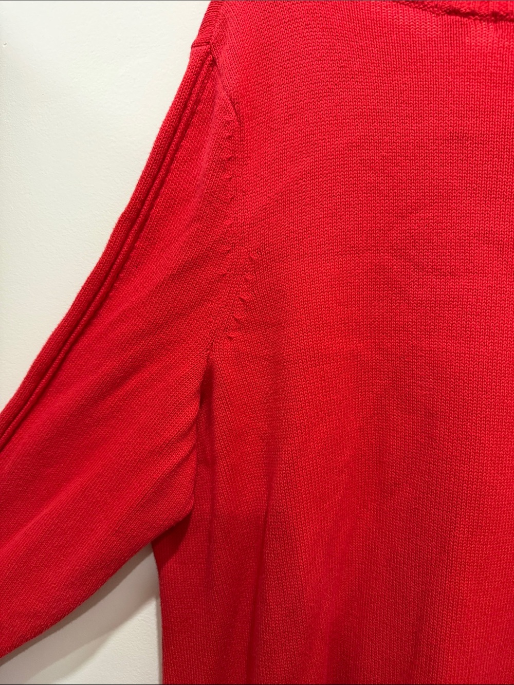 In Every Story Cherry Red V-Neck Sweater with Knit Hem - Picture 8 of 11